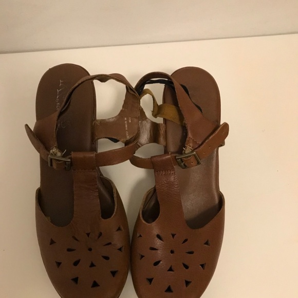 Korks by Kork Ease Brown Leather Platform Sandals size 7 - Picture 16 of 16